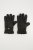 JP1880 Gloves Leather Warm Lining Black - Rukavice - 