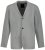 JP1880 Milano Flexnamic Pletené sako Sivá melír - Obleky - Obleky 2XL-8XL