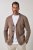 JP1880 Milano Flexnamic Pletené sako Orechovo hnedá - Obleky - Obleky 2XL-8XL