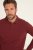 JP1880 Polo Shirt Long Sleeve Piqué Red - Polokošele - Polokošele 2XL-8XL