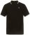 JP1880 802789 Polokošeľa s bielym kontrastným golierom Čierna - Polokošele - Polokošele 2XL-8XL