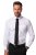 JP1880 804890 Nežehliaca business košeľa s dlhým rukávom Biela - Košele - Košele 2XL-10XL
