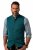 JP1880 Mottled Stretch Knit Stand-up Collar Vest Turquoise Blue - JP1880 - JP1880 Pánske Oblečenie Veľké Veľkosti