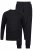 JP1880 Two-piece Pyjamas Long Sleeve and Long Trousers Black - Spodná bielizeň - Spodné Prádlo 2XL-8XL