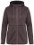 Ulla Popken 812880 Pletená fleecová bunda s teddy fleecom Taupe - Flísové oblečenie - 