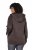 Ulla Popken 812880 Pletená fleecová bunda s teddy fleecom Taupe - Flísové oblečenie - 