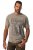 JP1880 Comfortable Fit Vintage Look T-Shirt Ash Gray - Tričká - Nadrozmerné tričká - 2XL-14XL