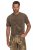 JP1880 Comfortable Fit Vintage Look T-Shirt Light Brown - Tričká - Nadrozmerné tričká - 2XL-14XL