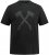 JP1880 Double Axe Design & Vintage Look T-Shirt Black - Tričká - Nadrozmerné tričká - 2XL-14XL