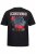 JP1880 Scorpions Blackout Graphic Comfort Fit Band T-Shirt Black - Tričká - Nadrozmerné tričká - 2XL-14XL