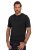 JP1880 818628 Tričko Henley so strihom na bruško Čierna - Tričká - Nadrozmerné tričká - 2XL-14XL