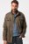 JP1880 Field Jacket with Badges Vintage Look TALL Moss Green - TALL bundy - TALL bundy pre vysokých mužov