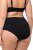 Ulla Popken 825676 Sťahovacie nohavičky s vysokým pásom Čierna - Sťahovacia bielizeň - 