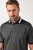 JAY-PI Quickdry Two-Tone Golf Poloshirt Black - Polokošele - Polokošele 2XL-8XL