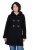 Ulla Popken 829347 Duffle coat Čierna - Kabáty - Dámske kabáty veľkých veľkostí