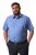 Men+ 758 Business košeľa s krátkym rukávom s otvoreným golierom Svetlomodrá - Košele - Košele 2XL-10XL