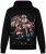 Men+ 100 Mikina s kapucňou Mikuláš na motorke Čierna - Mikiny & mikiny bez kapucne - Mikiny & Mikiny s Kapucňou 2XL-12XL