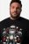 Men+ 148 Tričko bellyfit Mikuláš na motorke Čierna - Tričká - Nadrozmerné tričká - 2XL-14XL