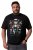 Men+ 148 Tričko bellyfit Mikuláš na motorke Čierna - Tričká - Nadrozmerné tričká - 2XL-14XL