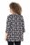 Ulla Popken Snowflake Print 3/4 Sleeve A-Line Tee Black - Potlačené tričká pre ženy - 