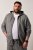 Men+ 851 Mikina s kapucňou na zips Sivý melír - Mikiny & mikiny bez kapucne - Mikiny & Mikiny s Kapucňou 2XL-12XL