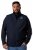 Men+ 414 Softshellová vesta so stojačikom Tmavomodrá - Bundy - Bundy Nadmerné Veľkosti 2XL-8XL