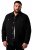 Men+ 446 Džínsová bunda s náprsnými vreckami Čierna - Bundy - Bundy Nadmerné Veľkosti 2XL-8XL