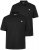 Men+ 258 Polokošeľa Čierna 2 kusy - Polokošele - Polokošele 2XL-8XL