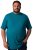 Men+ 276 Tričko okrúhly výstrih Sivomodrá - Tričká - Nadrozmerné tričká - 2XL-14XL
