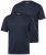 Men+ 299 Tričko véčkový výstrih Tmavomodrá 2 kusy - Tričká - Nadrozmerné tričká - 2XL-14XL