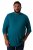 Men+ 307 Tričko s dlhým rukávom Sivomodrá - Tričká - Nadrozmerné tričká - 2XL-14XL