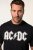 JP1880 AC/DC Classic Logo Band T-Shirt Black - Tričká - Nadrozmerné tričká - 2XL-14XL