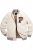 JP1880 836786 College bunda s emblémom Krémovo biela - Bundy - Bundy Nadmerné Veľkosti 2XL-8XL