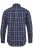 JP1880 Checked Shirt Long Sleeve Kent Collar Anthracite - Košele - Košele 2XL-10XL