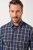 JP1880 Checked Shirt Long Sleeve Kent Collar Anthracite - Košele - Košele 2XL-10XL