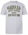 JP1880 T-shirt Short Sleeve Chest Print Grey Melange - Tričká - Nadrozmerné tričká - 2XL-14XL