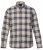 JP1880 Checked Flannel Shirt Long Sleeve Dark Dusty Pink - Košele - Košele 2XL-10XL