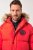 JP1880 Parka Quilted Faux Fur Hood Red - Bundy - Bundy Nadmerné Veľkosti 2XL-8XL