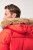 JP1880 Parka Quilted Faux Fur Hood Red - Bundy - Bundy Nadmerné Veľkosti 2XL-8XL