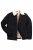Men+ 545 Bunda s teddy golierom Čierna - Bundy - Bundy Nadmerné Veľkosti 2XL-8XL