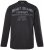 Men+ 612 Tričko s dlhým rukávom Denim Brand Company Čierna - Tričká - Nadrozmerné tričká - 2XL-14XL