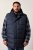 Men+ 433 Vesta prešívaná s kapucňou Tmavomodrá - Bundy - Bundy Nadmerné Veľkosti 2XL-8XL