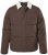 JP1880 842508 Bunda s teddy golierom Orieškové - Bundy - Bundy Nadmerné Veľkosti 2XL-8XL