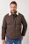 JP1880 842508 Bunda s teddy golierom Orieškové - Bundy - Bundy Nadmerné Veľkosti 2XL-8XL
