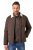 JP1880 842508 Bunda s teddy golierom Orieškové - Bundy - Bundy Nadmerné Veľkosti 2XL-8XL
