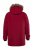 Men+ 619 Funkčná parka s kapucňou z umelej kožušiny Vínovo červená - Bundy - Bundy Nadmerné Veľkosti 2XL-8XL