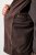 JP1880 Jacket Buffed Nubuck Lamb Leather Brown - Bundy - Bundy Nadmerné Veľkosti 2XL-8XL