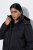 Ulla Popken SYMPATEX Triple Function Coat Black - Kabáty - Dámske kabáty veľkých veľkostí