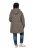 Ulla Popken 845111 Parka Tmavozelená - Kabáty - Dámske kabáty veľkých veľkostí