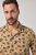 JP1880 Boxy Cuba Short Sleeve Shirt Camel - Košele - Košele 2XL-10XL